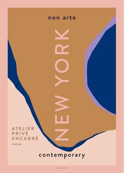 Plakat - Non Arte Poster "New York" - Nynne Rosenvinge - no beige