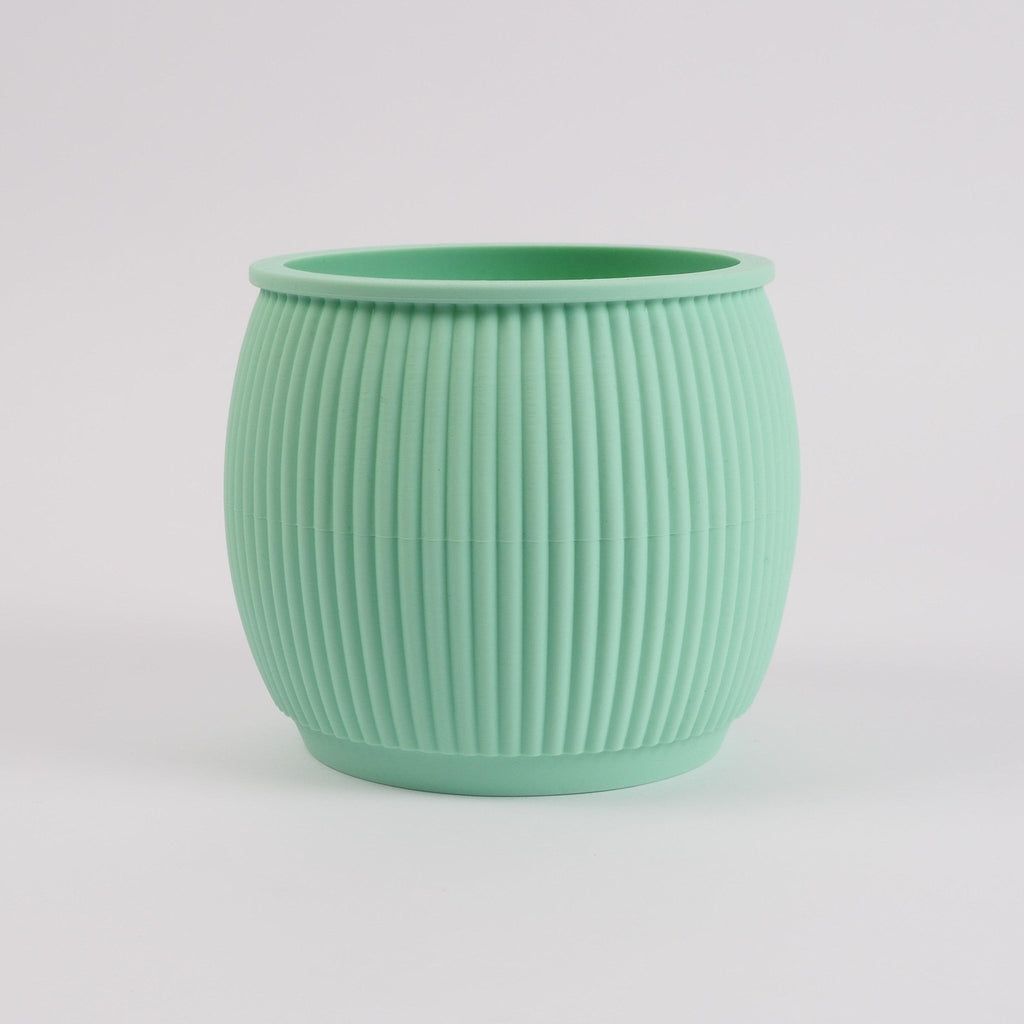 Urtepotte - Living by Colors - CHUBBY Silicone flowerpot - Light Green - no beige