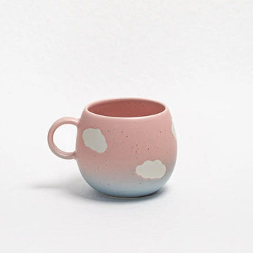 Keramik Krus med hank - egg back home - Cloud Mug Sunset - 400 ml - Blue / Pink - no beige