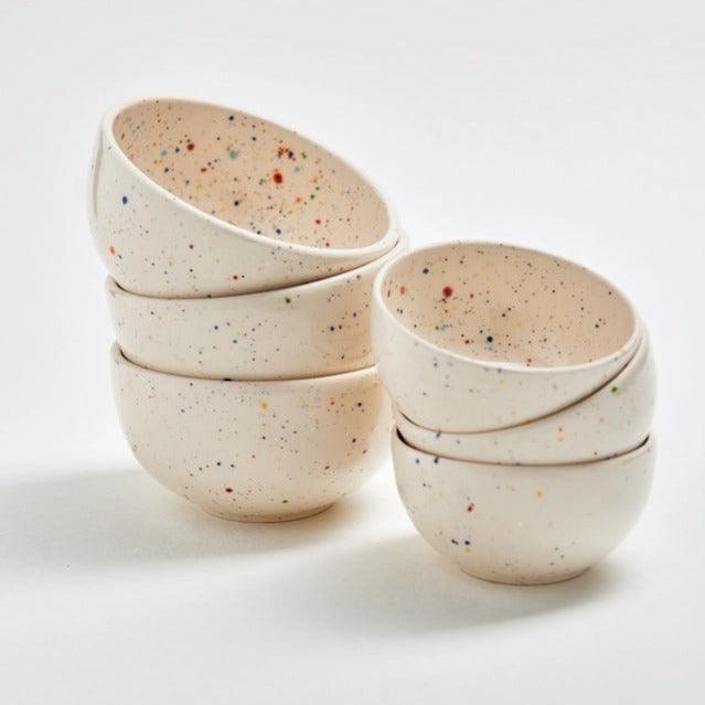Lille keramik skål - egg back home - Party mini Bowl - dia. 10 cm - no beige