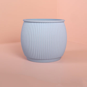 CHUBBY Silicone flowerpot Baby Blue - no beige