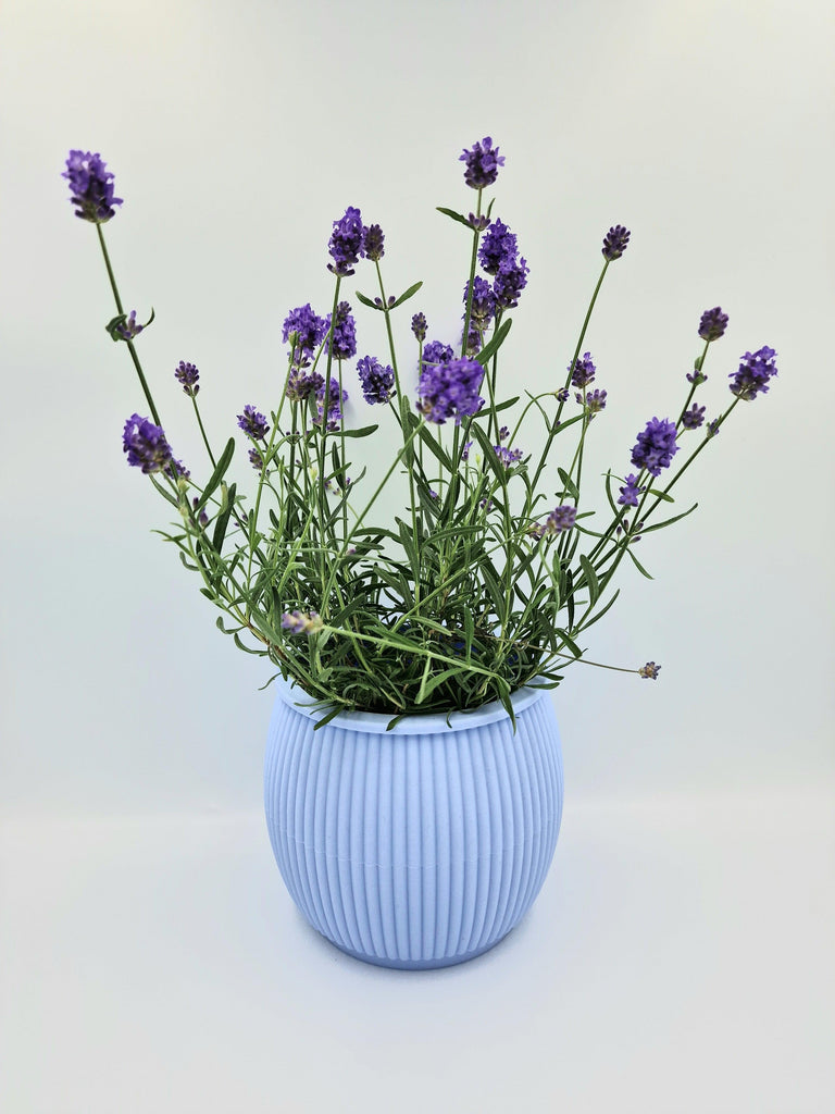 CHUBBY Silicone flowerpot Baby Blue - no beige
