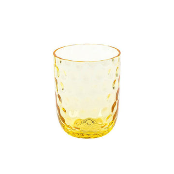 Drikkeglas - Kodanska - Danish Summer Tumbler Small Drops - H 9 x D 7 cm - 25 cl - Yellow - no beige