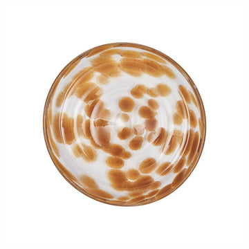 Glas desserttallerken - Jali Glass - OYOY Living Design - Ø15,6 x H2,2 cm - no beige