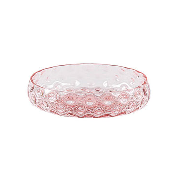 Glasskål - Kodanska - Danish Summer Bowl Medium - H 4,5 x D 17,2 cm - Pink - no beige