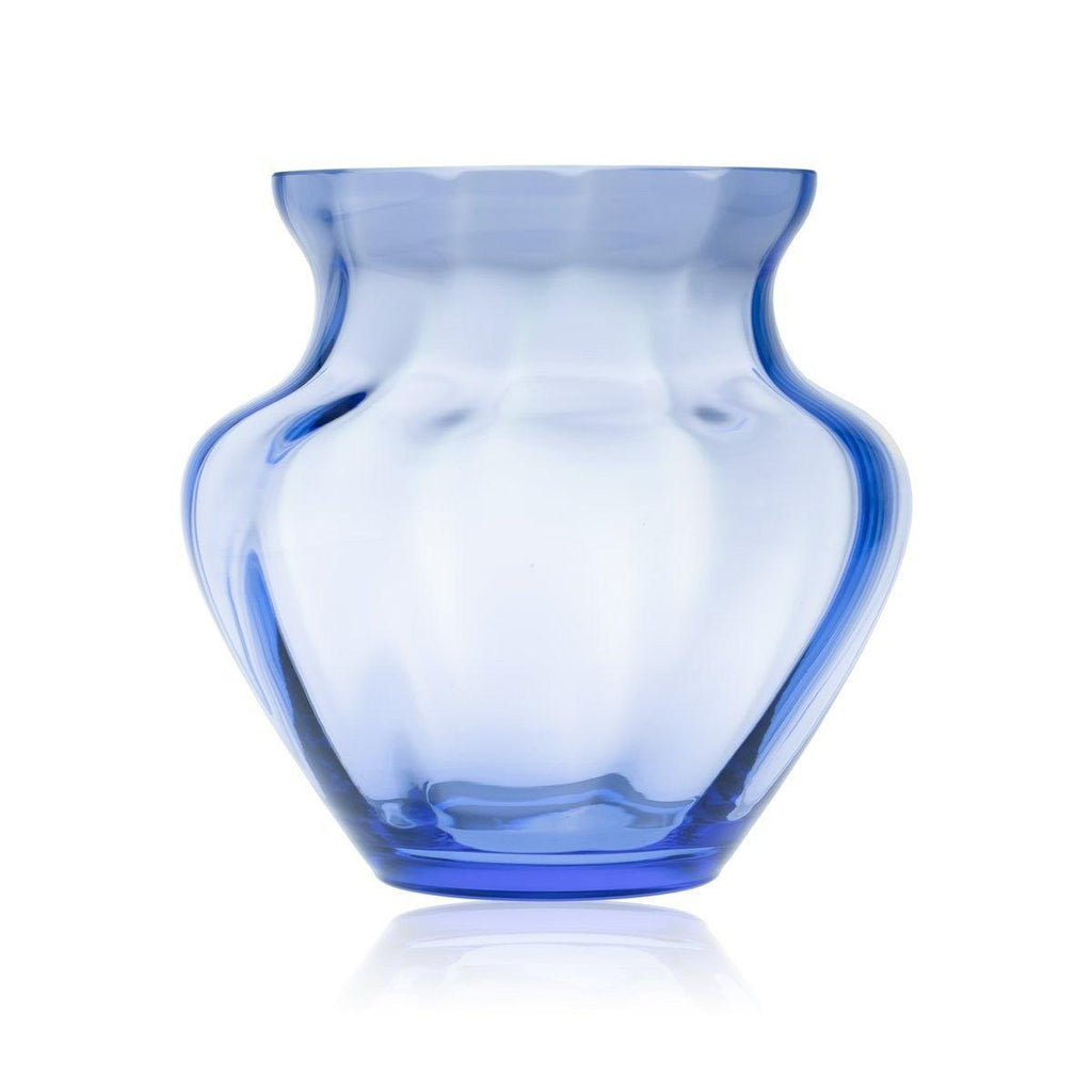 Glasvase - Anna von Lipa - Dahlia Vase Swirl - Light Blue - no beige