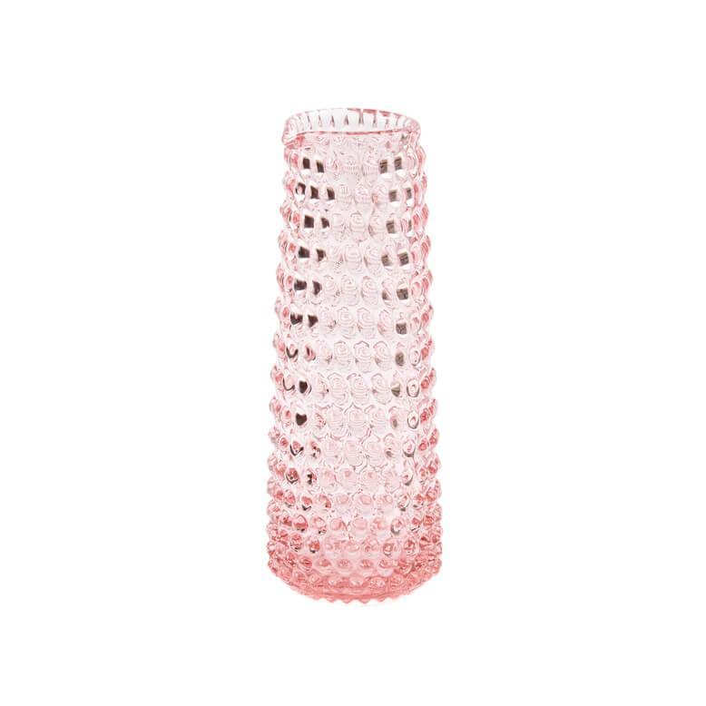 Karaffel / Vase - Kodanska - Danish Summer Water Carafe - H 27 x D 10 cm - 1 L - Pink - no beige