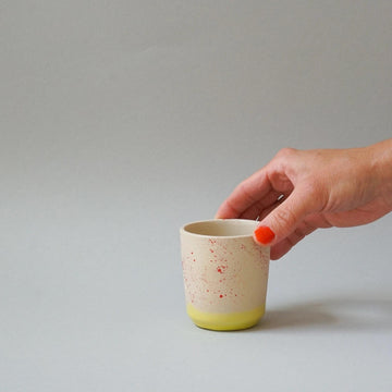 Keramik Krus uden hank - Cortado - indre Ceramics Studio Edition - Poppy - no beige