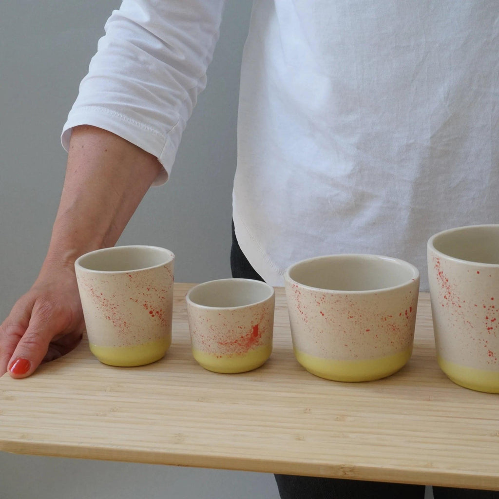 Keramik Krus uden hank - Cortado - indre Ceramics Studio Edition - Poppy - no beige