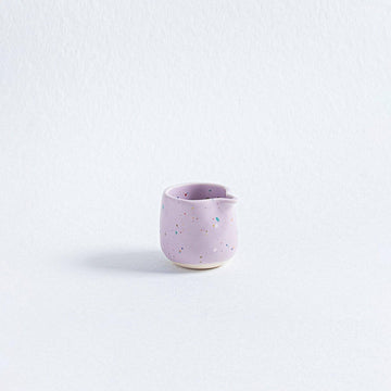 Keramik Mælkekande - egg back home - 110ml - Party Purple - no beige