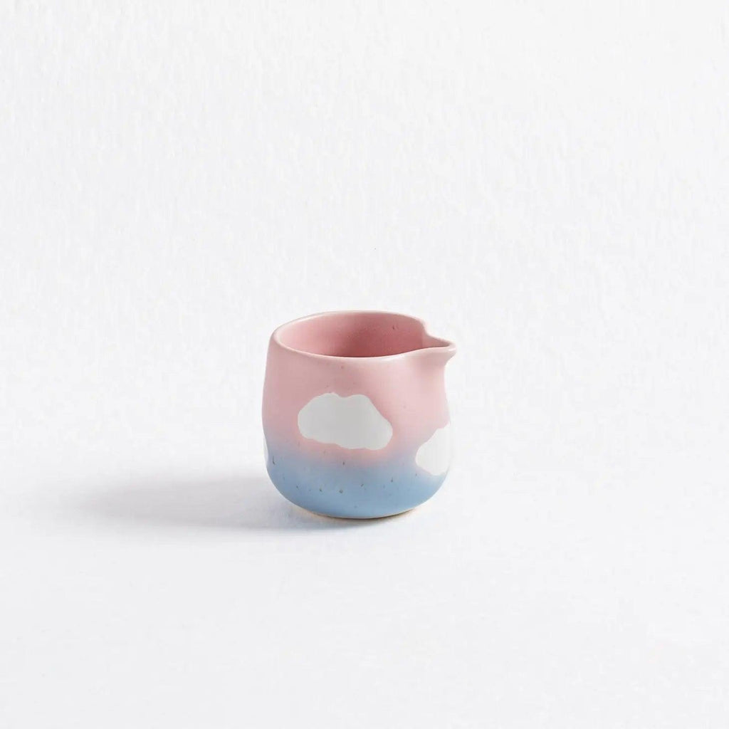 Keramik Mælkekande - egg back home - Cloud Sunset - 100 ml - Blue/Pink - no beige