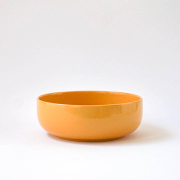Keramik skål - 16 cm Hollyhock - indre Ceramics - Lata Summer Yellow - 600 ml - no beige
