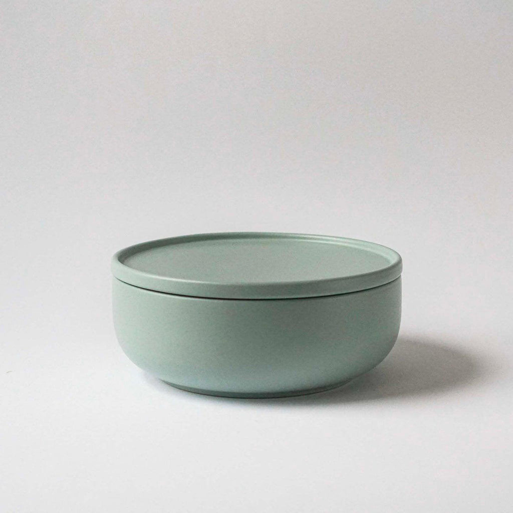 Keramik skål - 16 cm Hollyhock - indre Ceramics - Sage Green - 600 ml - no beige