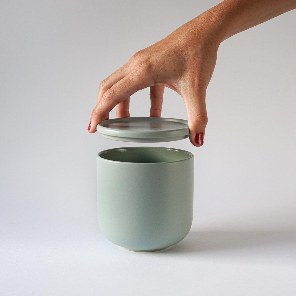 Keramik skål - MoxBowl - indre Ceramics - Sage Green - 500ml - no beige