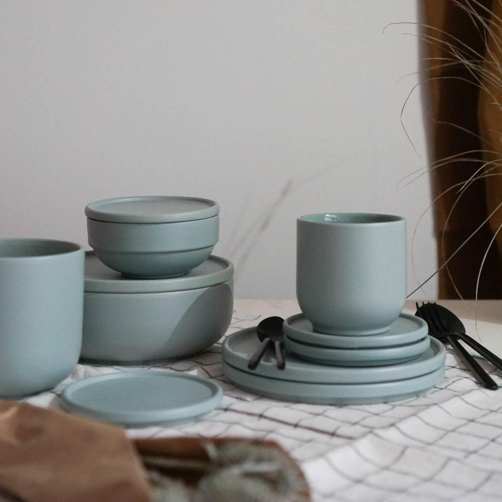 Keramik skål - MoxBowl - indre Ceramics - Sage Green - 500ml - no beige
