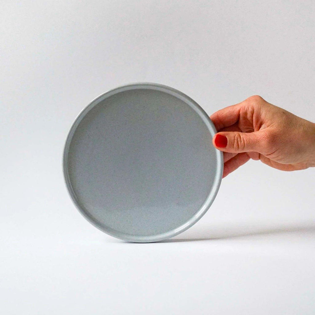 Keramik tallerken | Låg til Skål - Dia. 16 cm - indre Ceramics - Arctic Grey - no beige