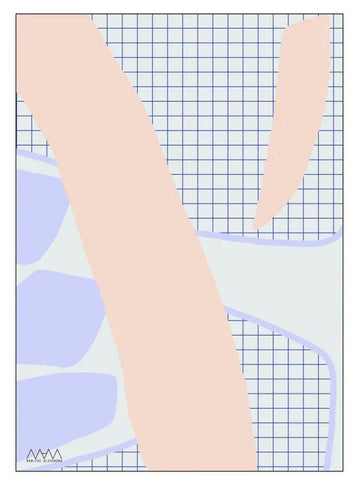 Plakat - Abstract Lilac - Studio MAM - no beige