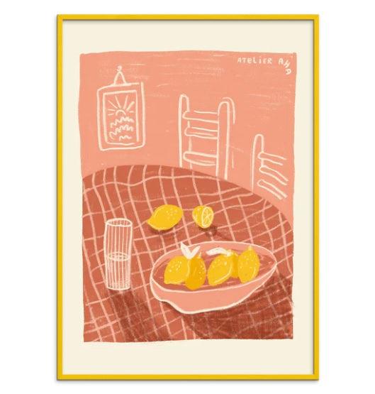 Plakat - Anouk - Lemon basket - PSTR Studio - no beige