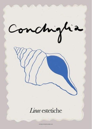 Plakat - Conchiglia - Nynne Rosenvinge - no beige