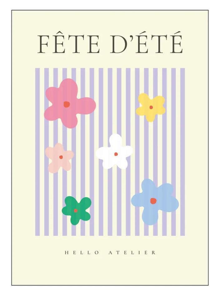 Plakat - Fete Dete — 02 - Hello Atelier - no beige