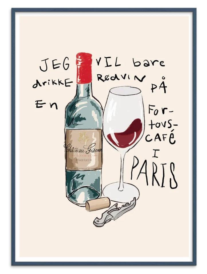Plakat - Gustav Lautrup - Vin à Paris - no beige
