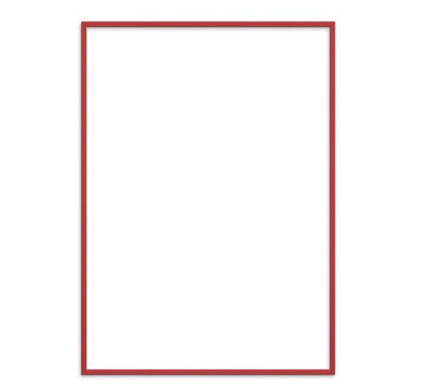 Ramme - Poster and Frame - Red Wood Frame - Rød - no beige