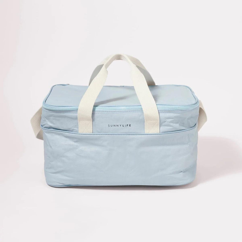 Stor køletaske - SUNNYLiFE - 41 x 30 x 40 cm - Powder Blue - no beige