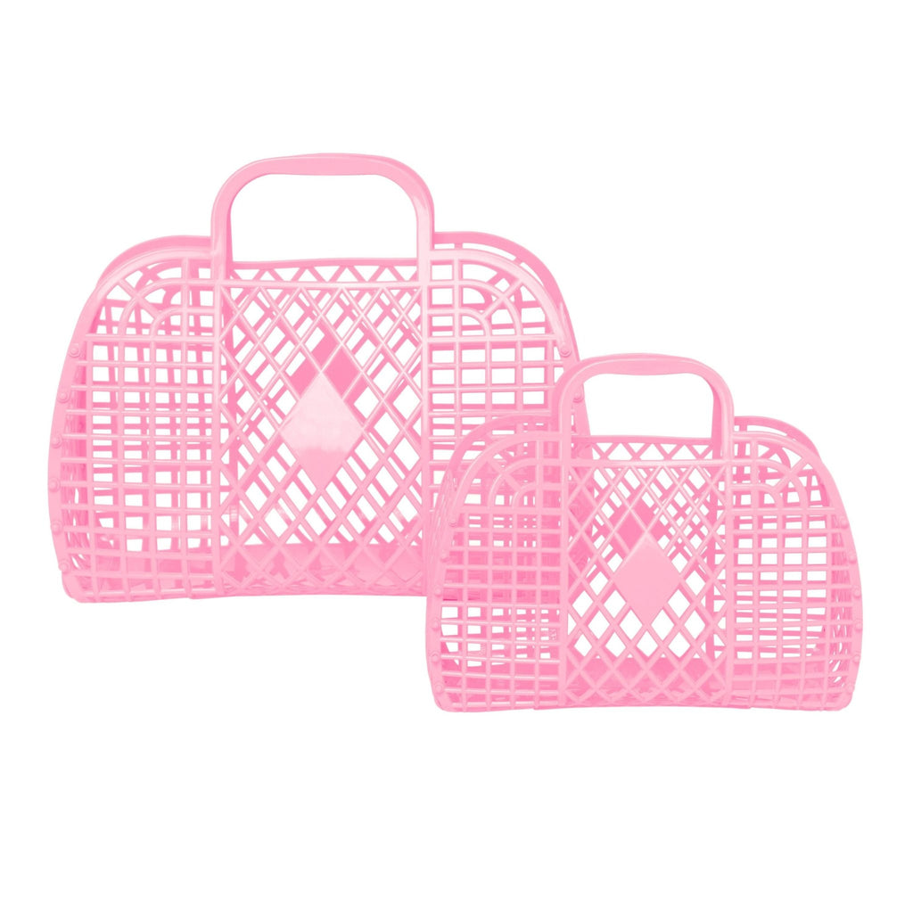 Sun Jellies Retro taske - LARGE - Bubblegum Pink - no beige