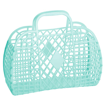 Sun Jellies Retro taske - LARGE - Mint - no beige