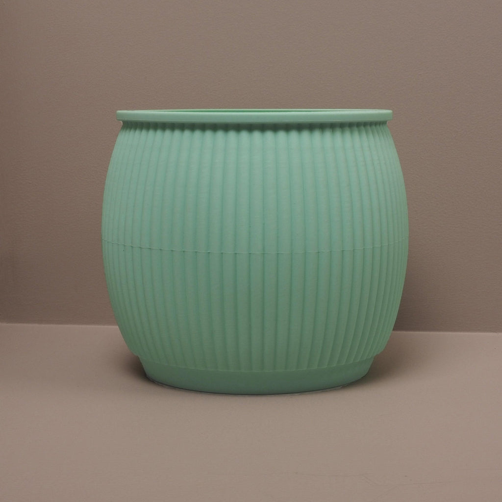 Urtepotte - Living by Colors - CHUBBY Silicone flowerpot - Light Green - no beige