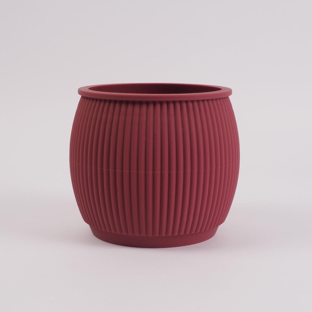 Urtepotte - Living by Colors - CHUBBY Silicone flowerpot - Mulberry - no beige