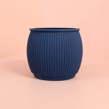 Urtepotte - Living by Colors - CHUBBY Silicone flowerpot - Navy Blue - no beige