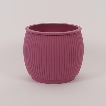 Urtepotte - Living by Colors - CHUBBY Silicone flowerpot - Orchid pink - no beige