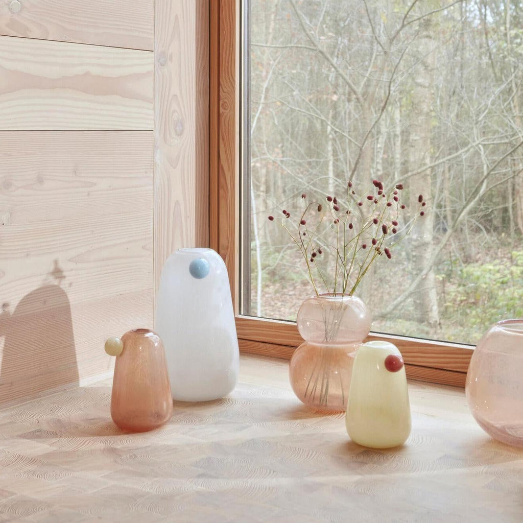 Vase - OYOY Living Design - Inka Vase - Large - Ø20 x H34 cm - no beige